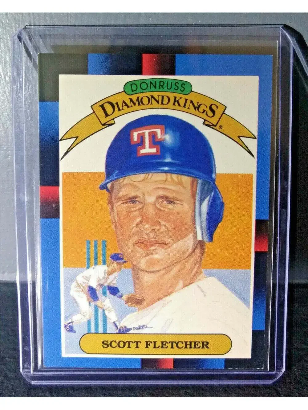 1988 Scott Fletcher Donruss Diamond Kings #11 Baseball Card